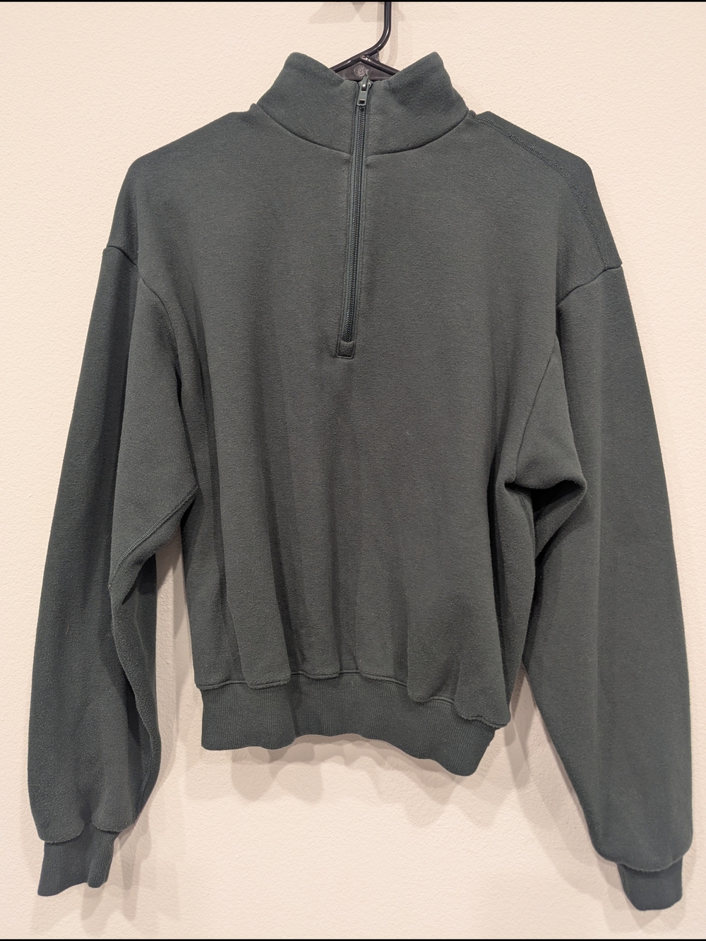 Skims Boyfriend Fleece Slouchy Turtleneck Pullover Sweater - Size Small